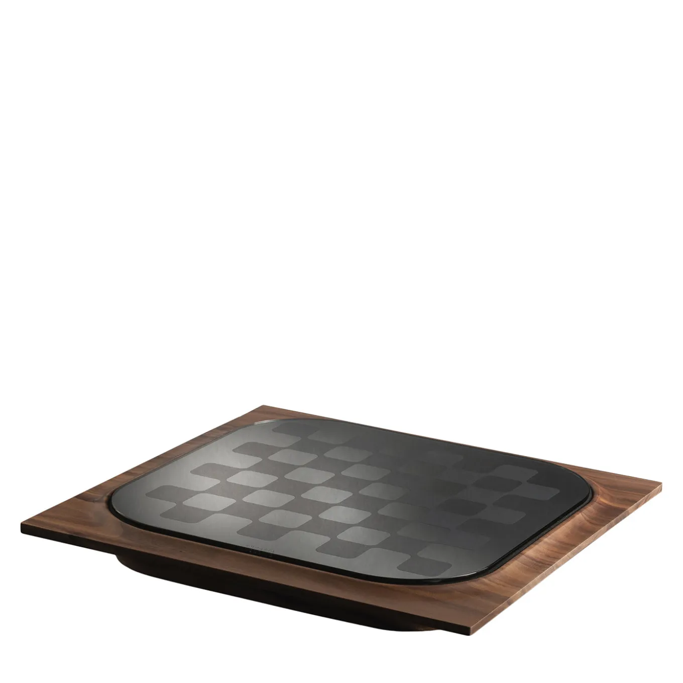 Mossa Wanut Wood Chess and Checkers Game Set