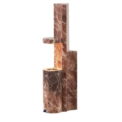 Mostro Vii Rosa Peralba Marble Table Lamp