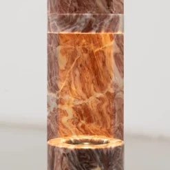 Mostro Vii Rosa Peralba Marble Table Lamp