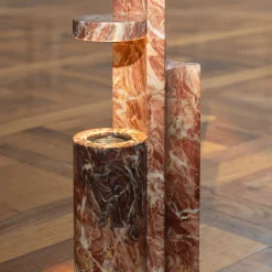 Mostro Vii Rosa Peralba Marble Table Lamp