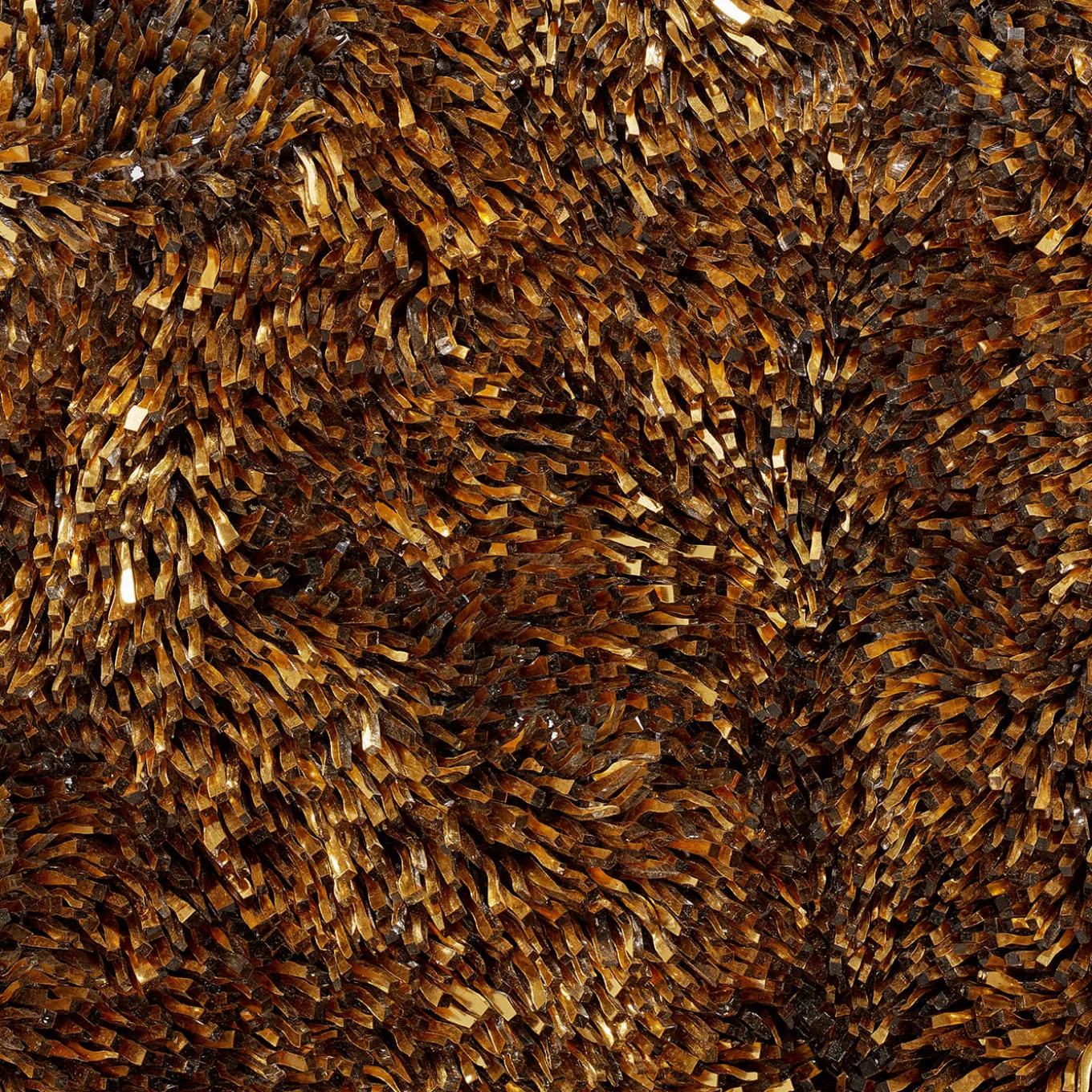 Movimento n262 Gold Glass Decorative Panel