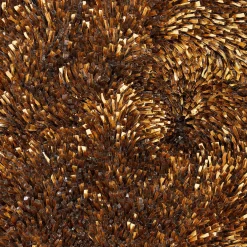 Movimento n253 Gold Glass Decorative Panel