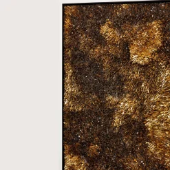 Movimento n261 Gold Glass Decorative Panel