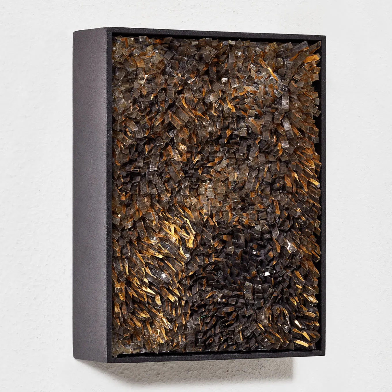 Movimento n231 Gold Glass Decorative Panel