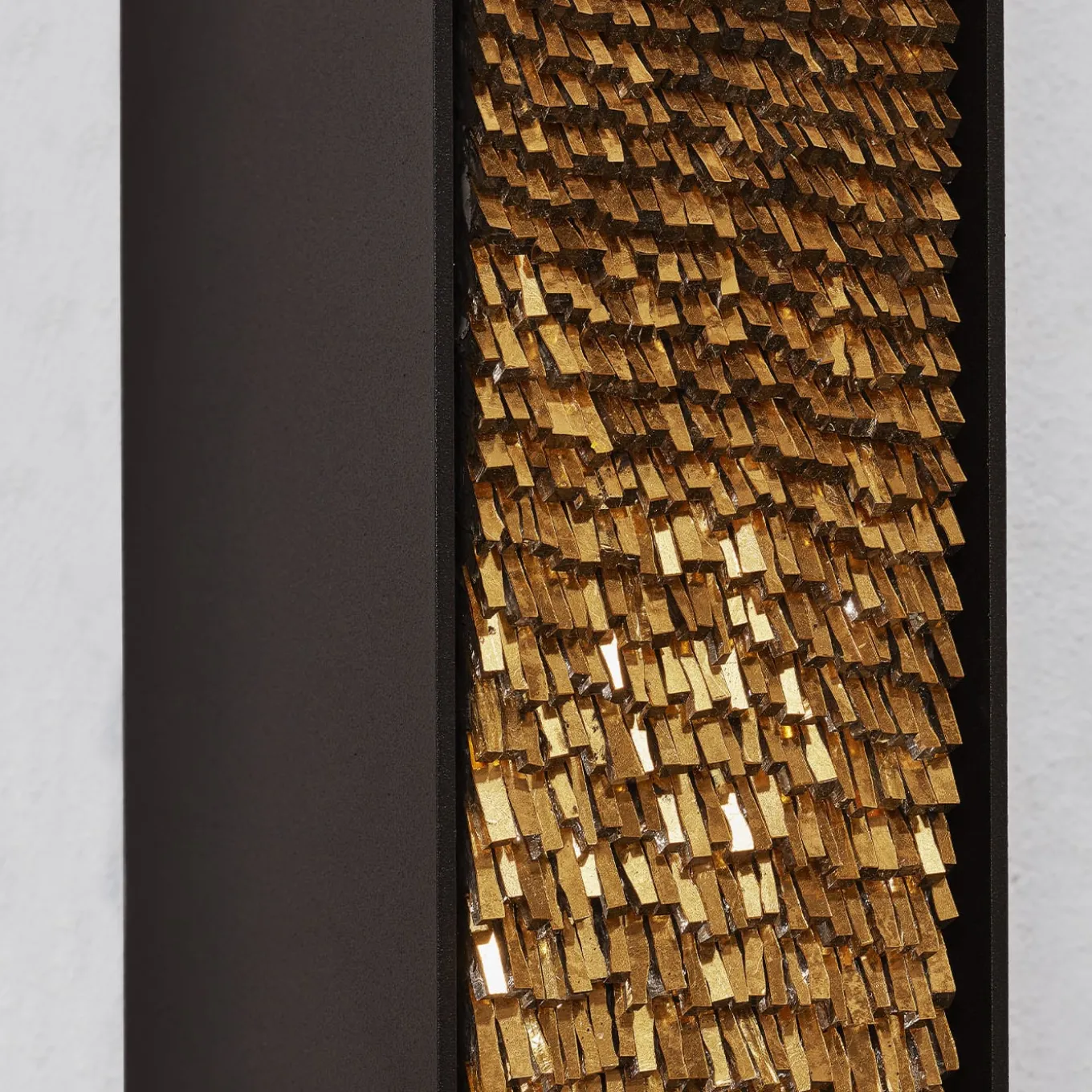 Movimento n221 n222 n223 Set of 3 Gold Glass Decorative Panels