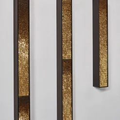 Movimento n221 n222 n223 Set of 3 Gold Glass Decorative Panels