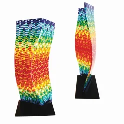 Multicolor Manhattan Impression Murano Glass Sculpture