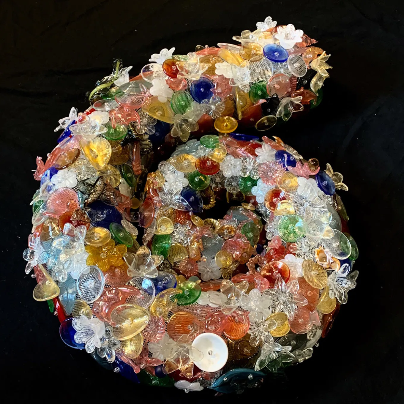 Murano Glass Nautilus Shell Sconce