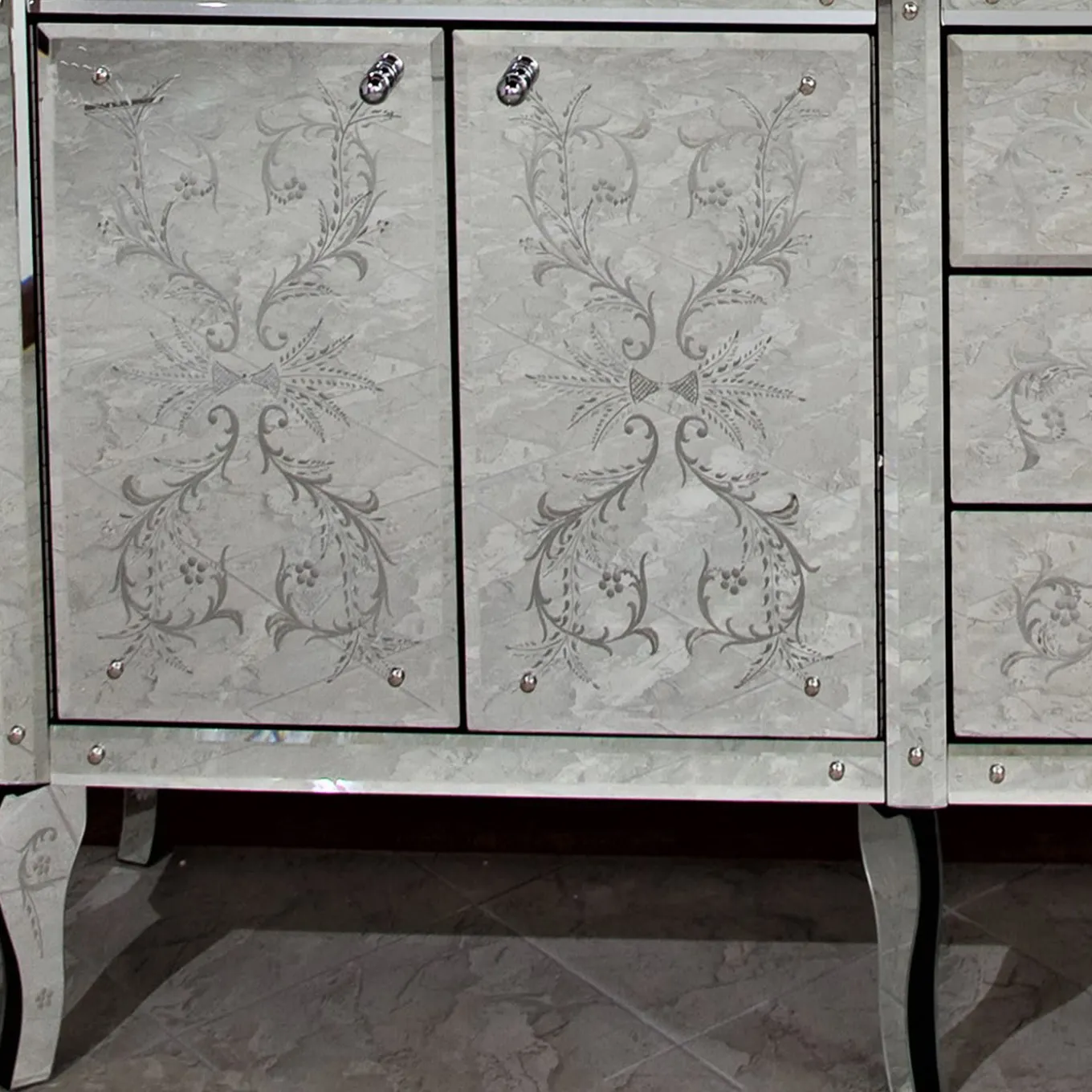 Murano Glass Sideboard