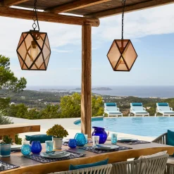 Muse Medium Bronze Outdoor Pendant Lamp by Tristan Auer