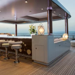 Muse White Outdoor Table Lamp by Tristan Auer