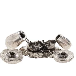 Mushroom Sterling Silver Salt and Pepper Cellar