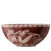 Musica Red Oval Bowl - Limited Edition by Gio Ponti