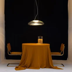 Mustard Large Border Tablecloth