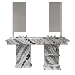 My Love Water Porcelain Stoneware River Jade Finish Master Vanity