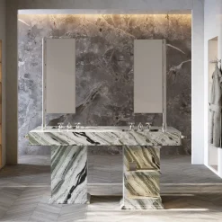 My Love Water Porcelain Stoneware River Jade Finish Master Vanity