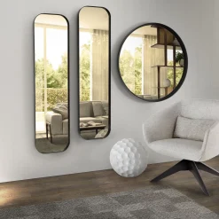 Mya Swivel Armchair with Solid Ash Base