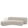 Mythos Left Sofa with Marble Side Table
