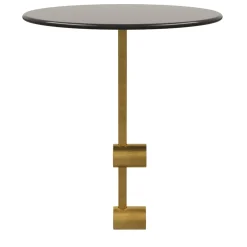 Mythos Ottoman with Glass Side Table