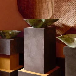Nabhi Collection Bowl N.1 Washbasin in Artik Green