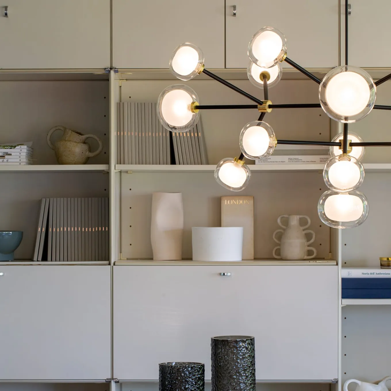 Nabila 16-Light Clear Glass Chandelier by Corrado Dotti