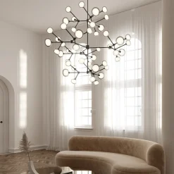 Nabila 48-light Smoky Glass Chandelier by Corrado Dotti