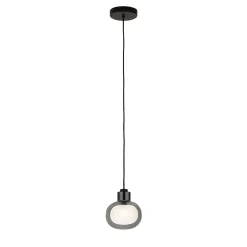 Nabila Medium Smoky Glass Pendant Light by Corrado Dotti