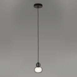 Nabila Small Smoky Glass Pendant Light by Corrado Dotti