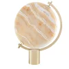 Naia Tabletop Mirror in Honey Onyx Marble by CTRLZAK