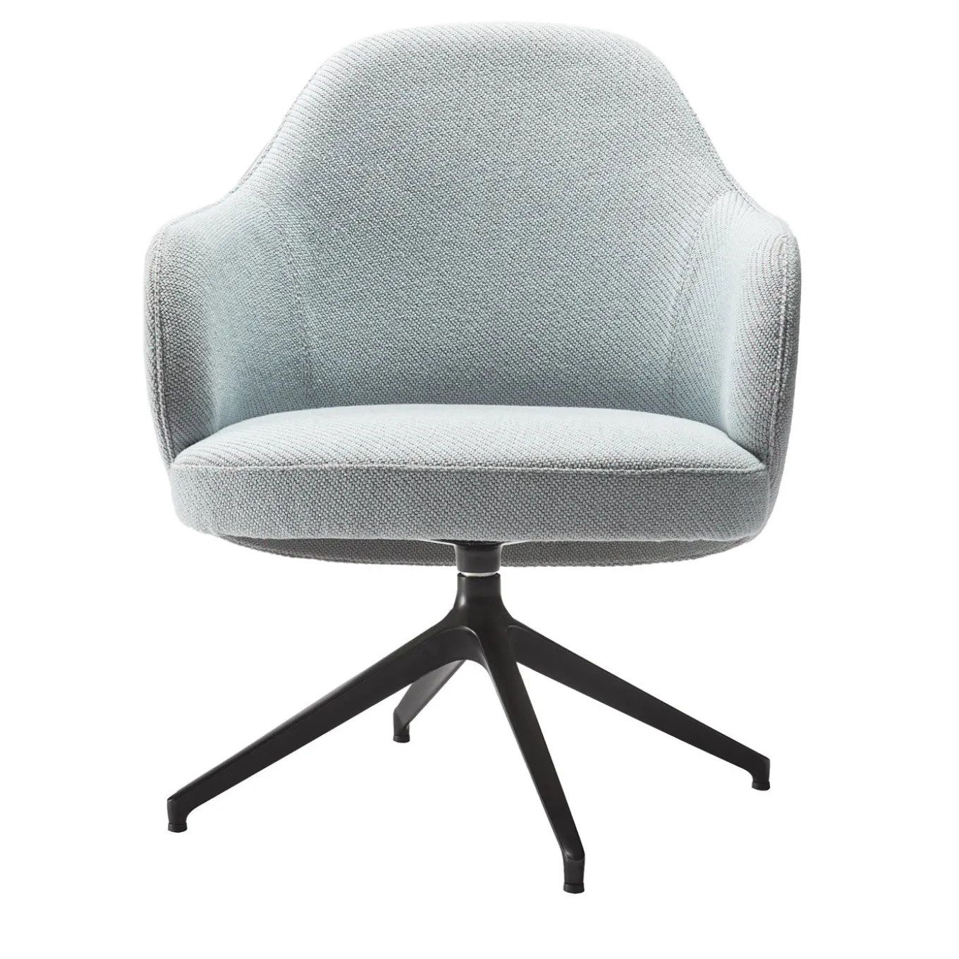 Nantes Blue Swivel Armchair by Balutto Associati