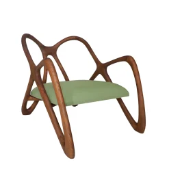 Nanto green Wood Outdoor Lounge armchair