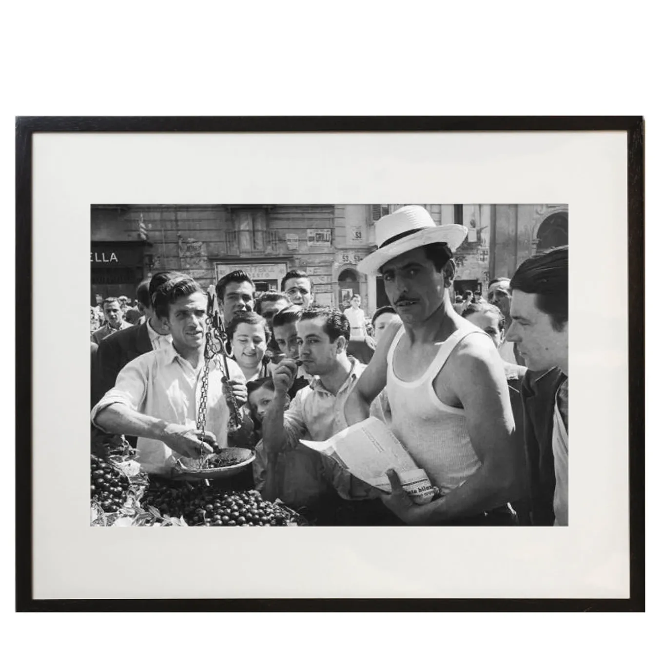 Naples Market Framed Print by Picture Post