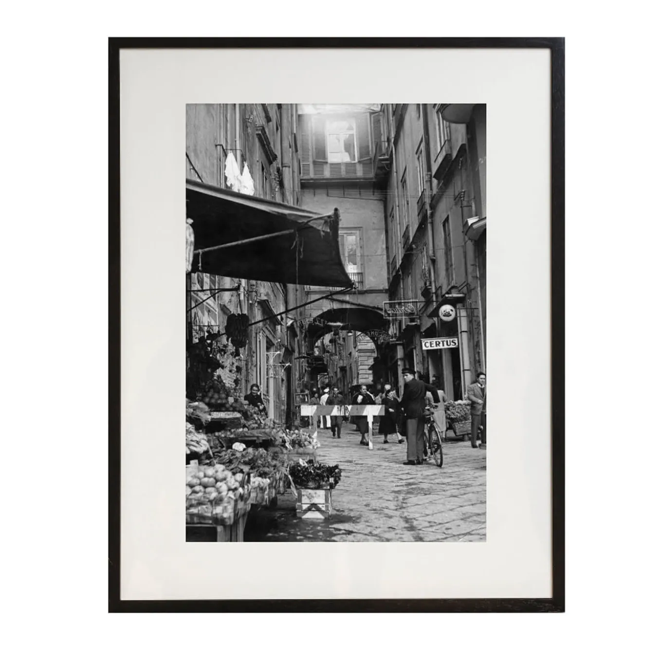 Naples Street Framed Print by Keystone