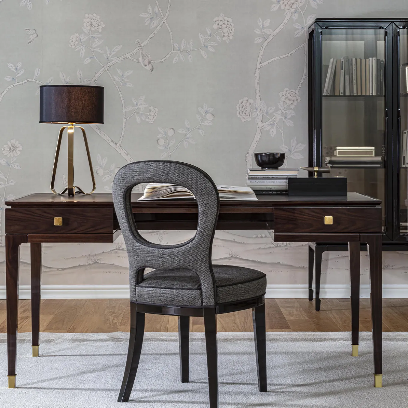 Nara matte tobacco finish walnut Desk