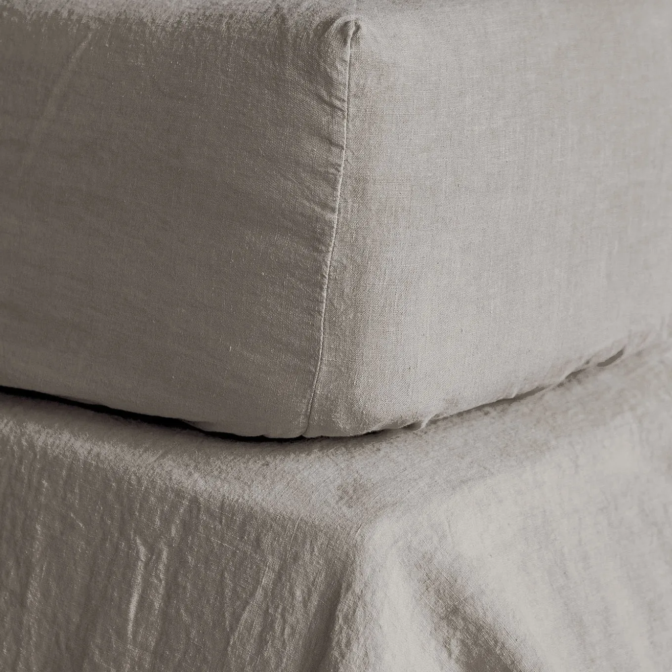Natural Linen Fitted Sheet