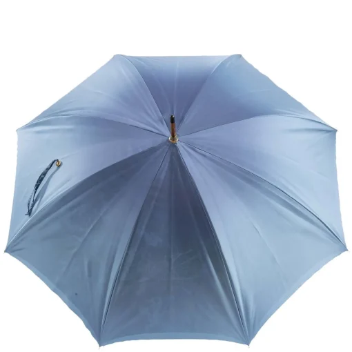 Nature Umbrella with Broom Wood Handle - Double Cloth