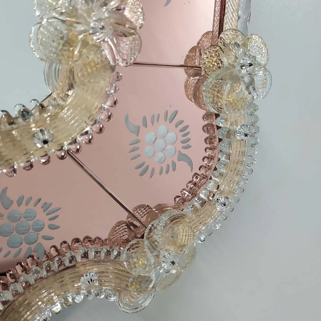 Navagero Murano Glass Mirror