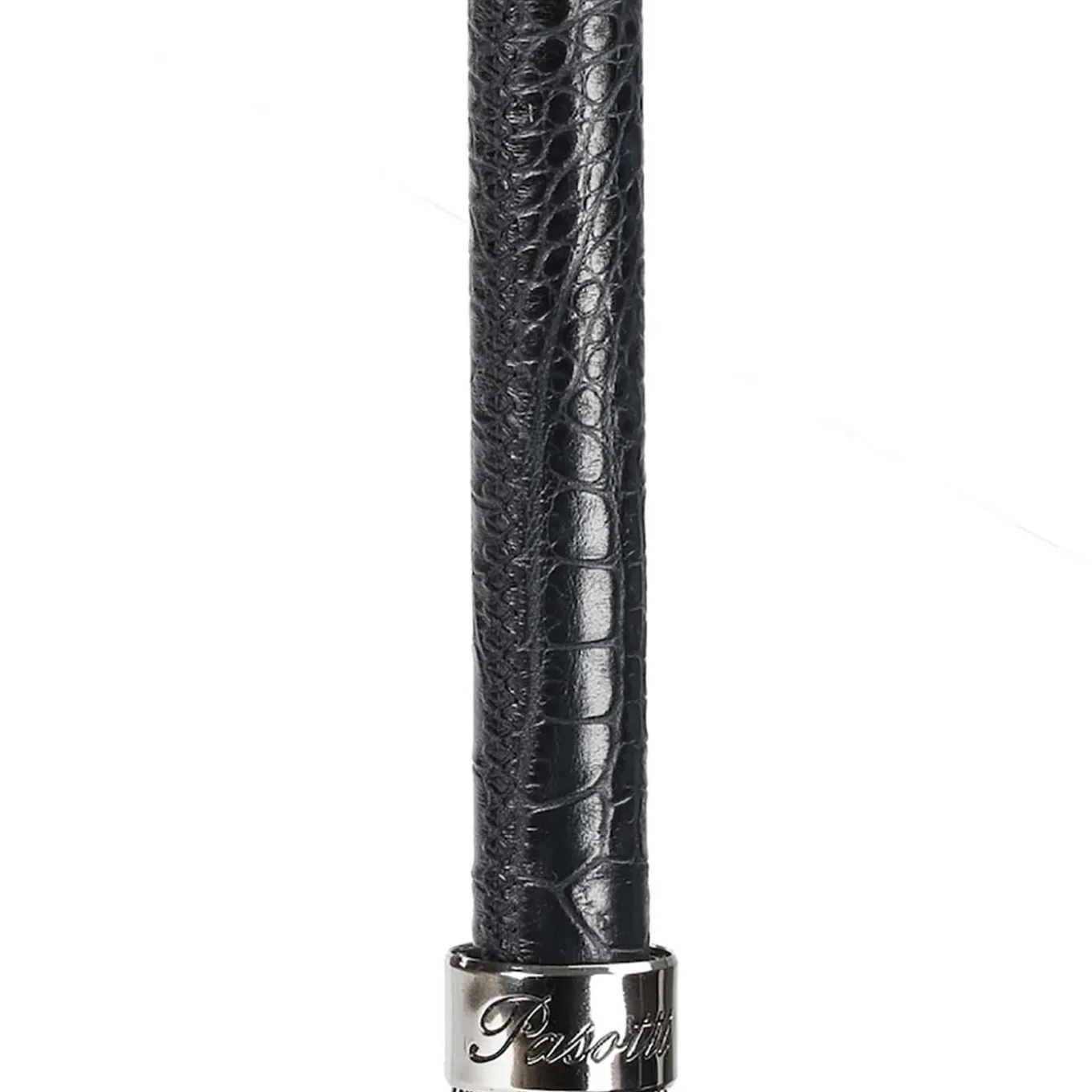 Navy Umbrella with Silver Eagle Handle