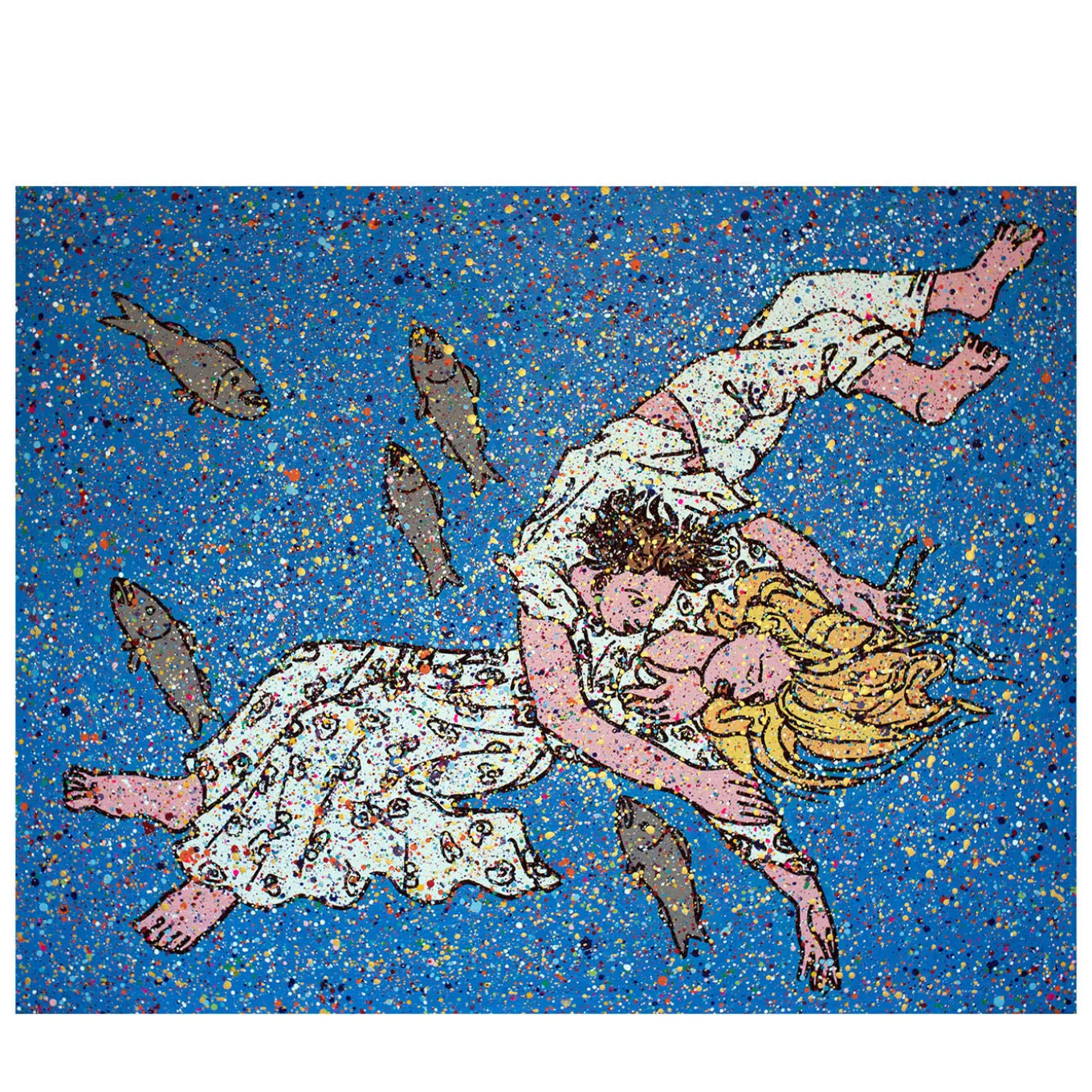 Nel Blu Figurative Painting