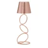 Nembus Rings Copper & Brass Wireless Table Lamp by I. Harari