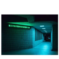 Neon Police Photographic Print