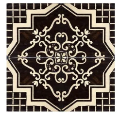 Nero Lava Set of 4 Tiles #3