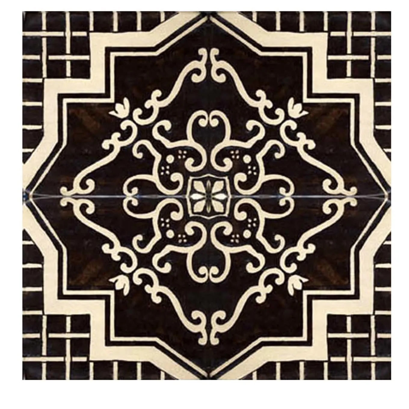 Nero Lava Set of 4 Tiles #3