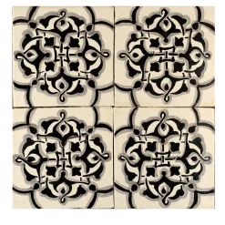 Nero Lava Set of 4 Tiles #7