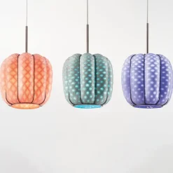 Nest blue glass pendant light