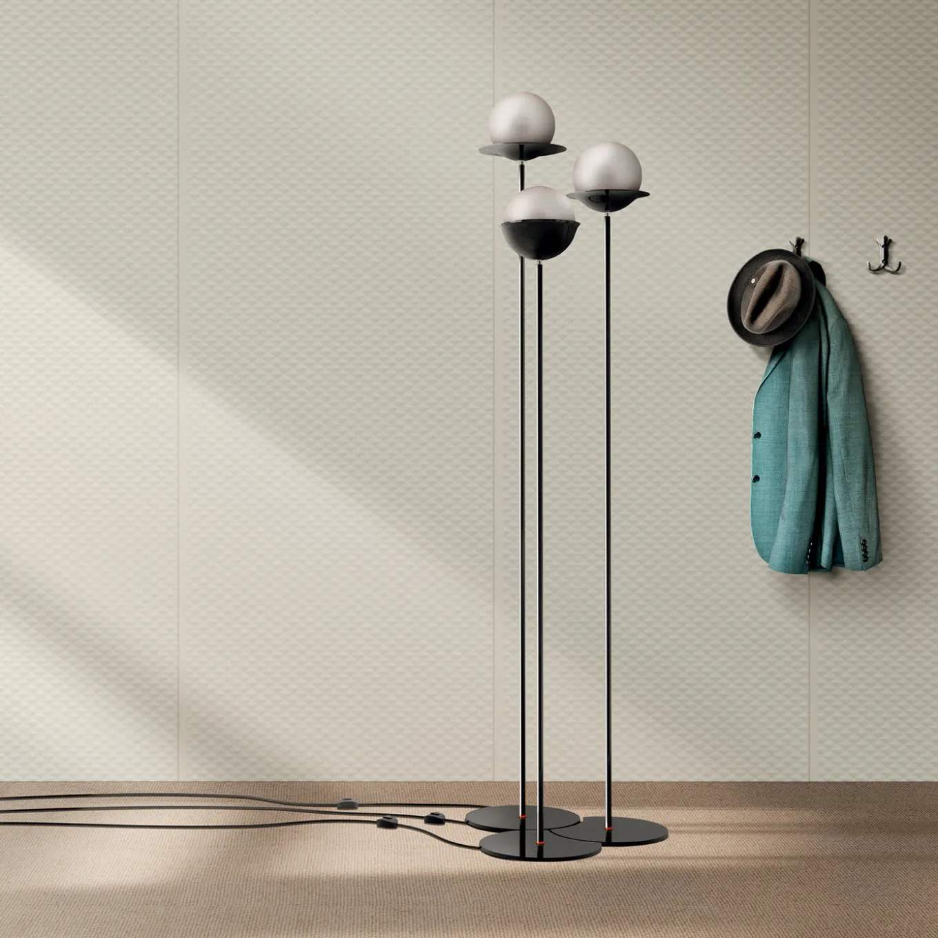 Netta Medium Floor Lamp by Antonia Astori