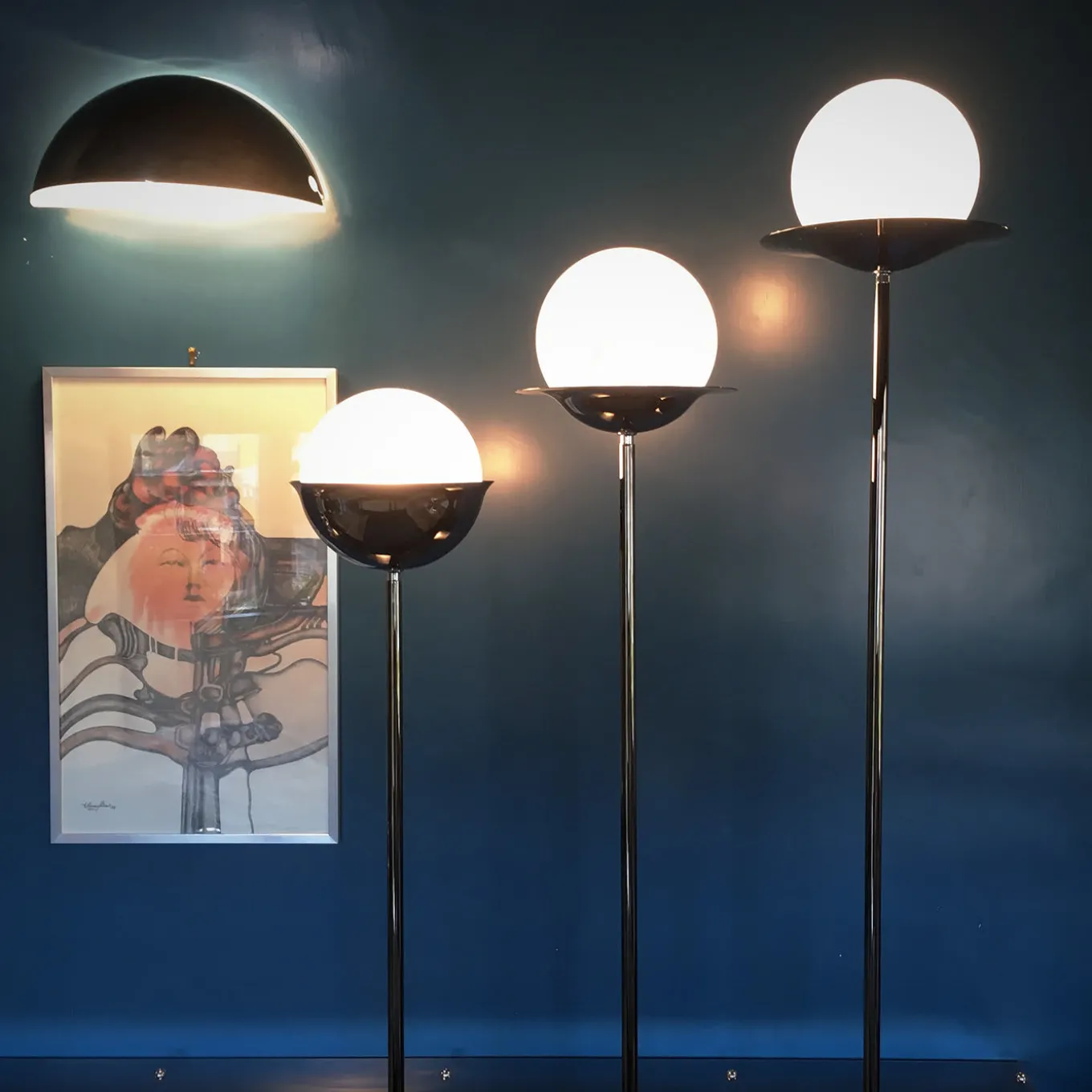 Netta Medium Floor Lamp by Antonia Astori