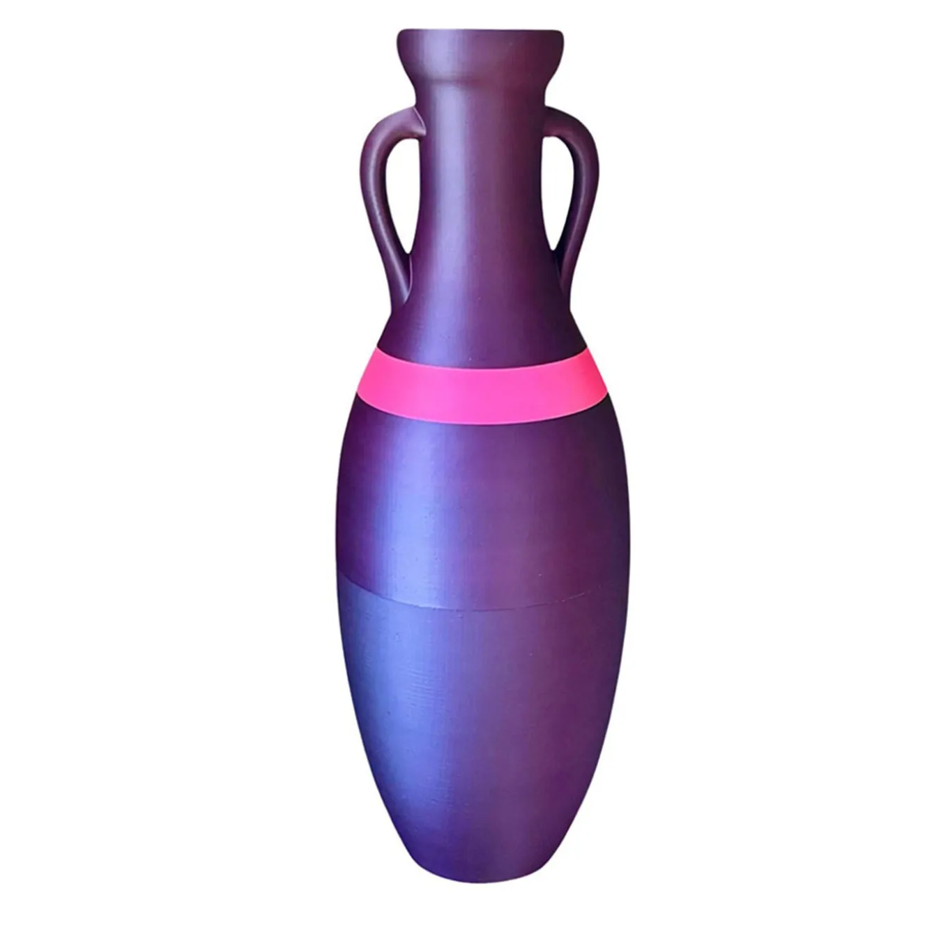 New Giant Giulio Cesare Purple And Fucsia Outdoor Amphora