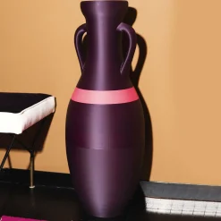 New Giant Giulio Cesare Purple And Fucsia Outdoor Amphora