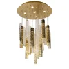 New Pipe Round Chandelier